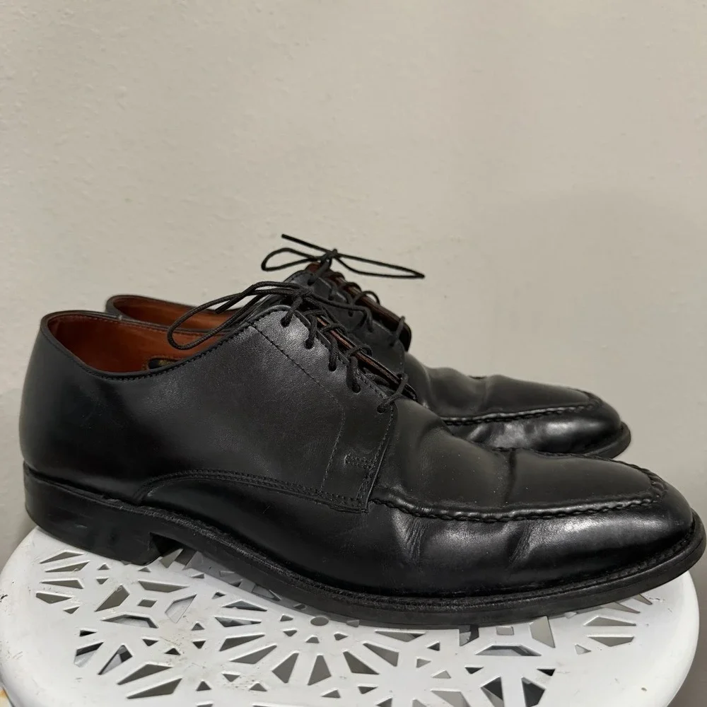Allen Edmonds Powell Mens Shoes Black 9 B 4402 Made In USA